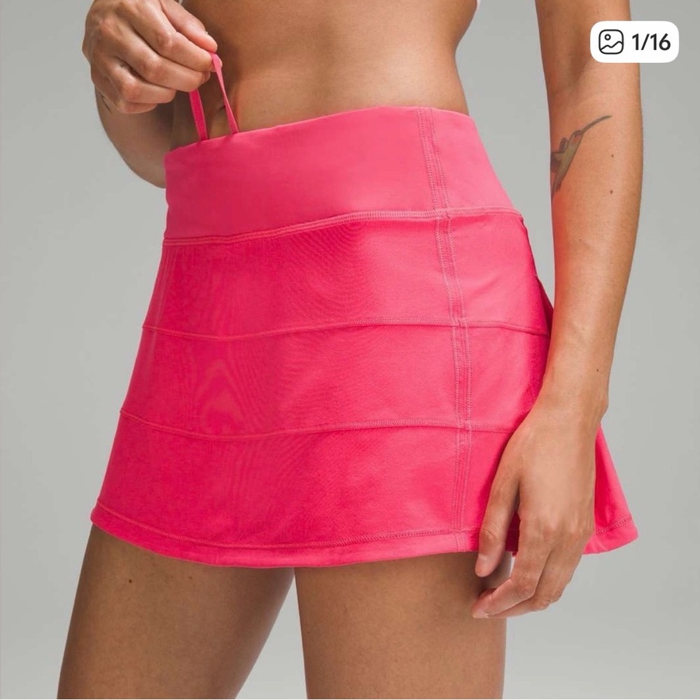 lululemon athletica pace rival mid skirt